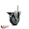 Service Caster 4 Inch Thermoplastic  Rubber Wheel Swivel 34 Inch Threaded Stem Caster with Brake SCC SCC-TS20S414-TPRB-PLB-34212 - alternate 4